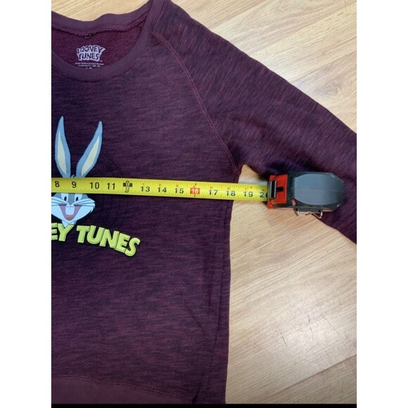 Looney‎ Tunes Womens Crew Neck Pullover Graphic Sweatshirt Large - Picture 5 of 5